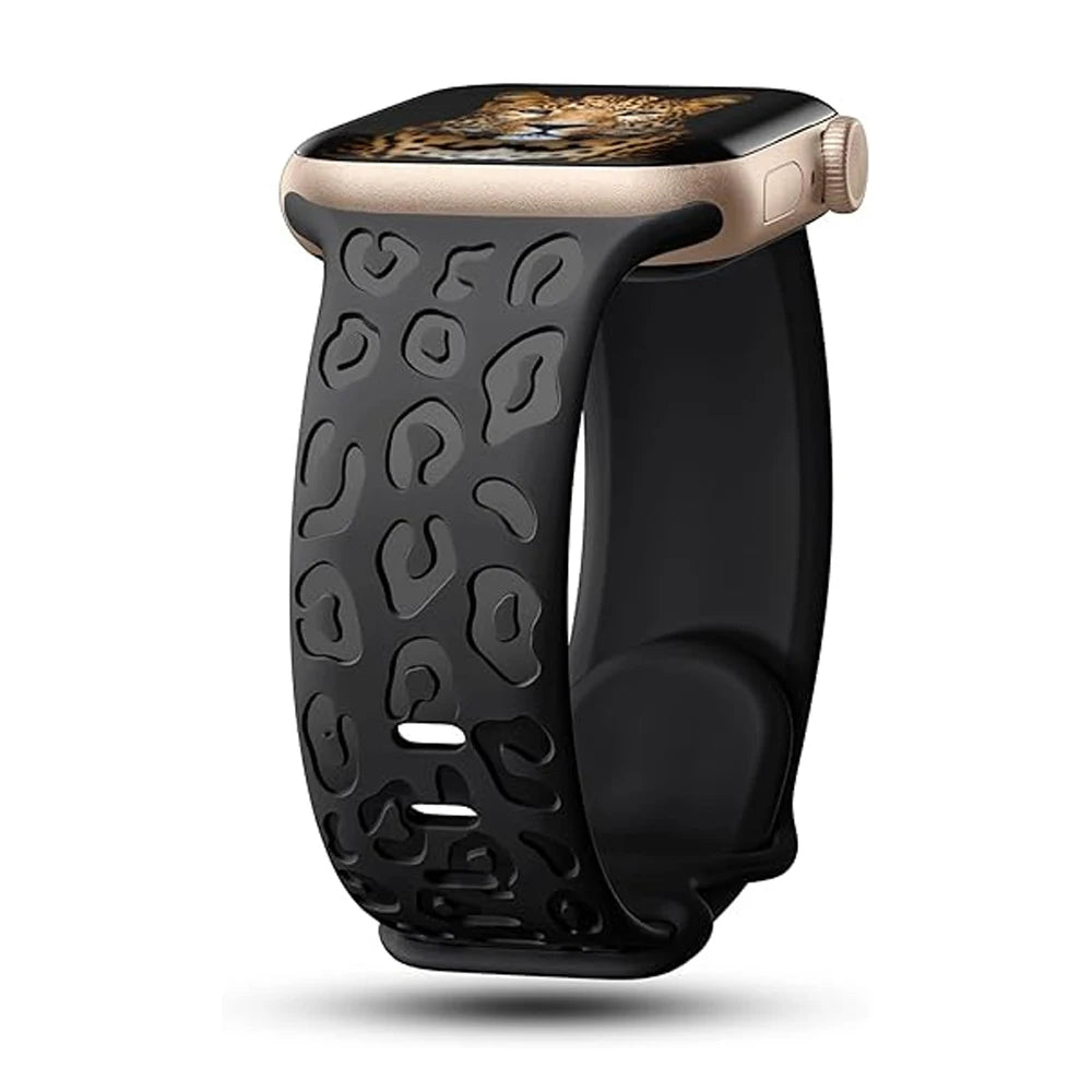 Straps For Apple Watch Band 45mm 44mm 46mm 42mm 41mm 40mm 49mm Engraved correa bracelet iwatch series 11 10 9 8 7 SE 6 5 Ultra 3