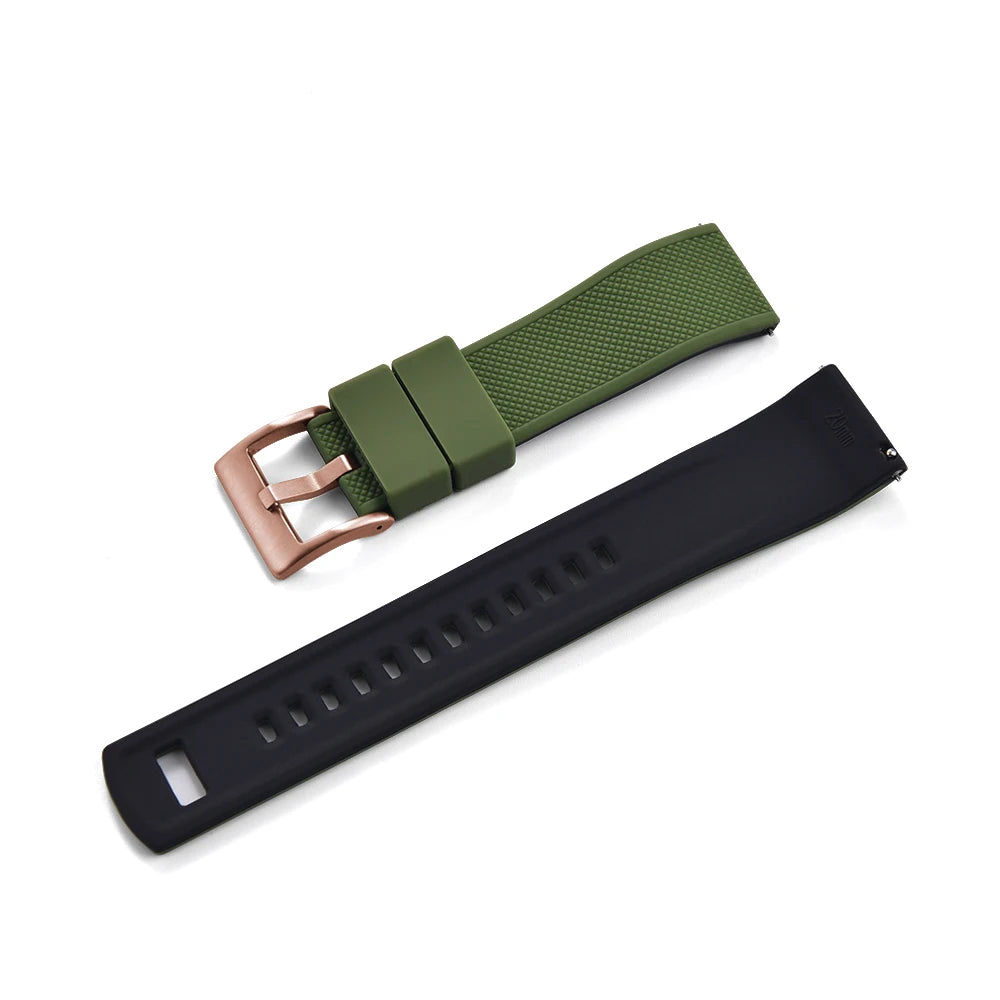 JUELONG Premium Silicone Watch Band Quick Release Rubber Watch Strap 20mm Watch Strap Watch Replacement Watchband
