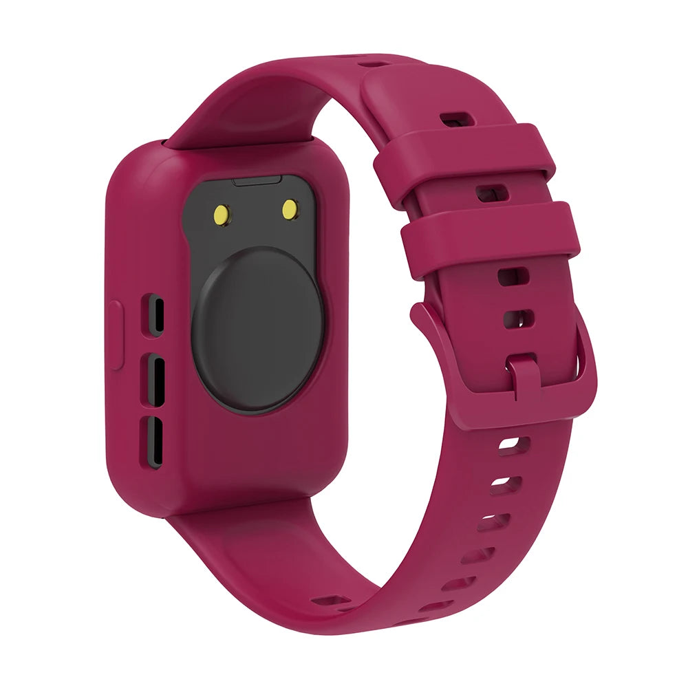 Silicone Case & Strap for Huawei Watch Fit 2 – Protective Cover
