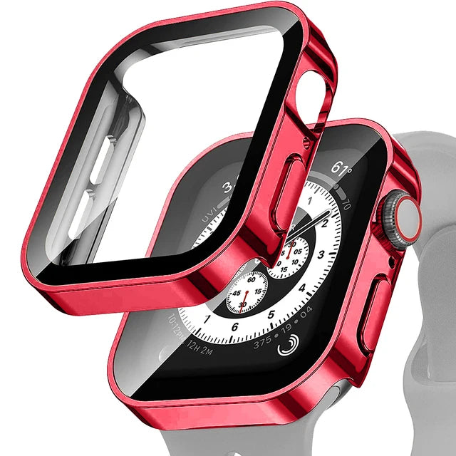 Cover for Apple Watch 11 Case 46mm 42mm 45mm 44mm 49mm 41 40mm Tempered Glass Screen Protector Series 10 7 8 9 SE 6 5 4 Ultra 3