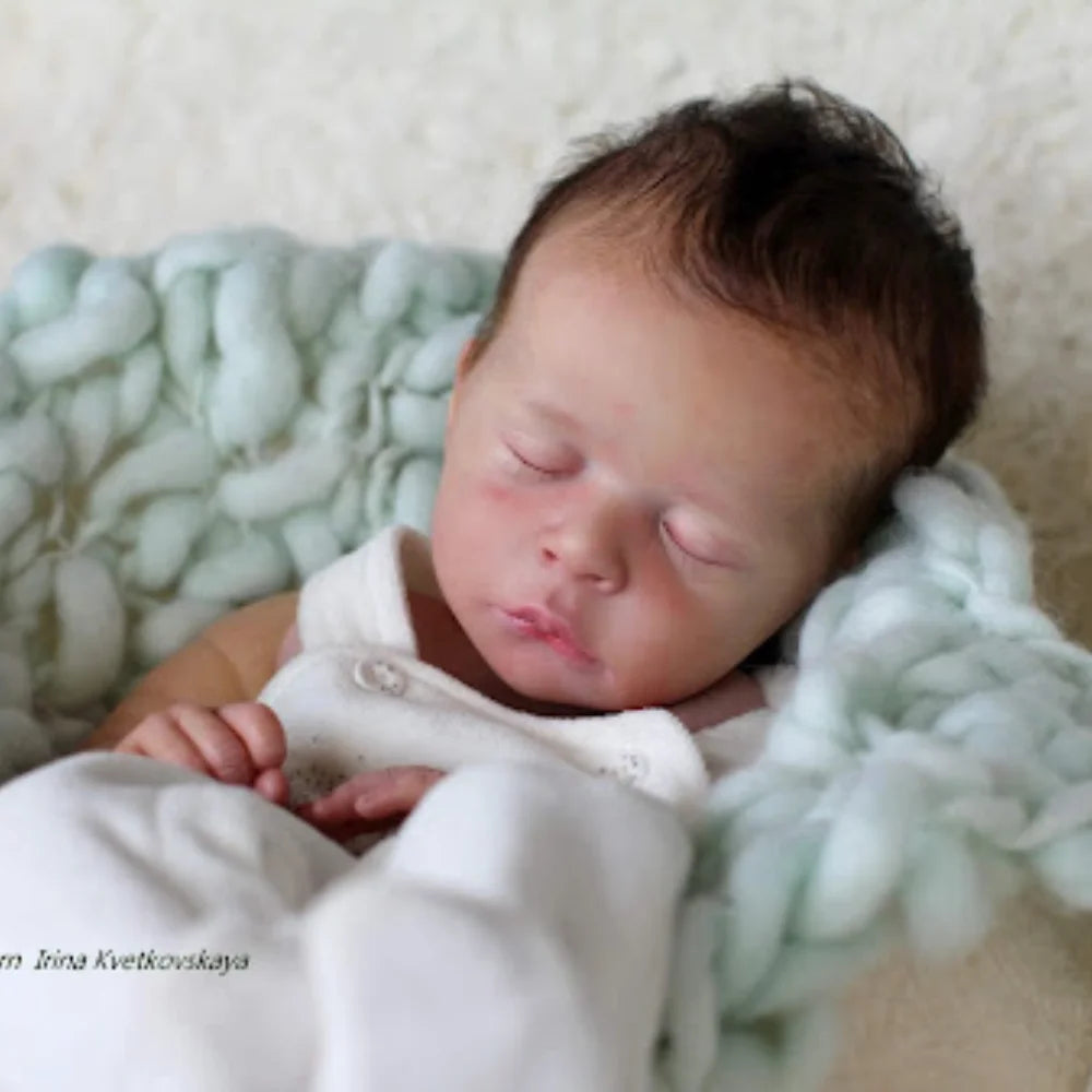 20″ Jude Painted Vinyl Reborn Doll Kit – 3D Skin & Hair Transplant