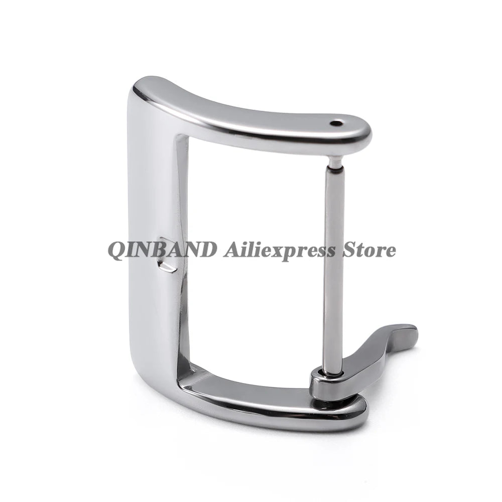 304L Stainless Steel Pin Watch Buckle 16–20mm (Matte/Polished,