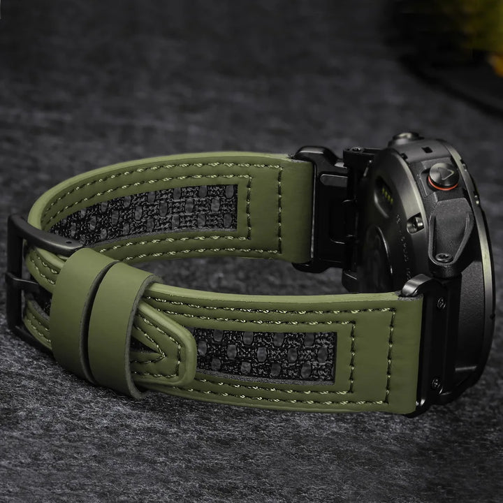 HEMSUT Nylon QuickFit Watch Strap – 20/22/26mm for Garmin Fenix, Tactix, MARQ, Quatix