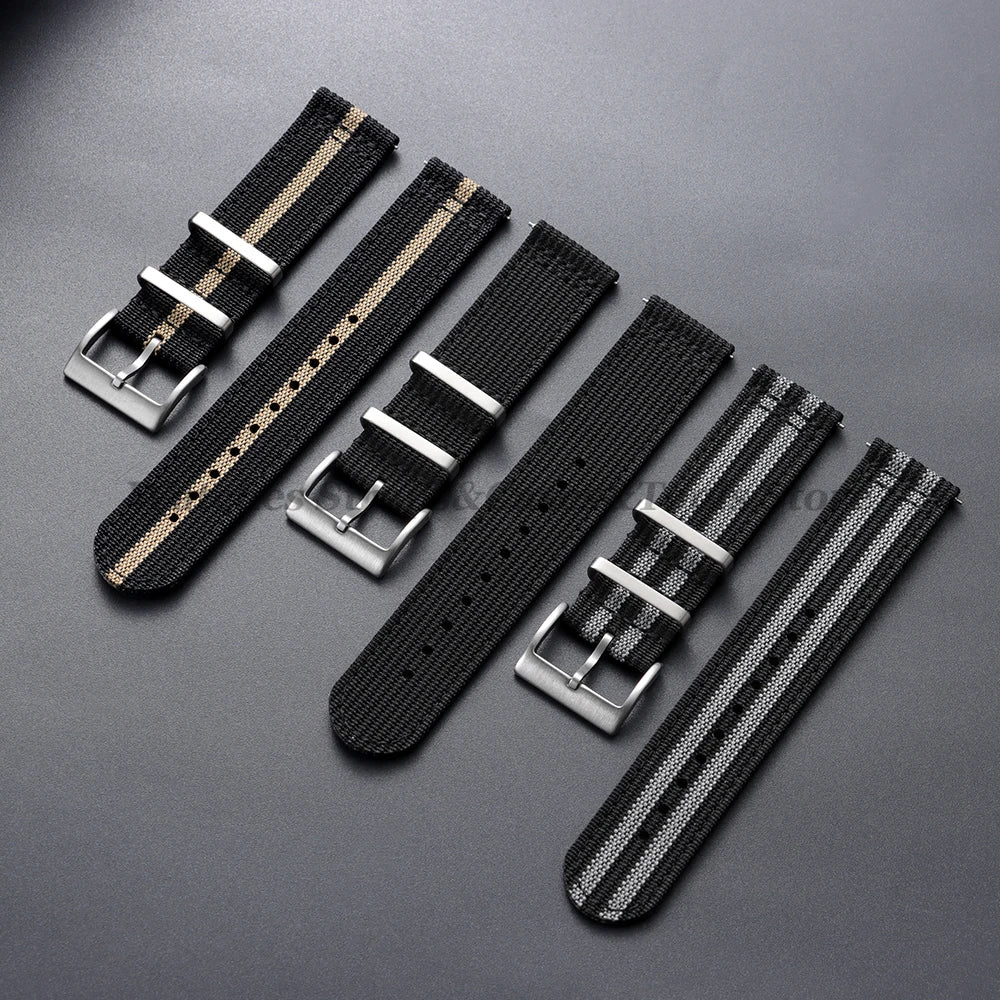 Soft Nylon Strap (20–22mm) – Quick Release Sport
