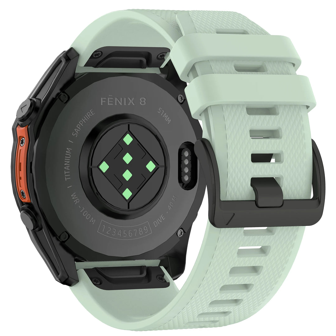 22mm 26mm Silicone WatchBand Strap For Garmin Fenix 5 5X Plus 7 7X 6X 6 Pro Epix Gen2 Enduro 2 Fenix 8 47 51mm Bracele QuickFit