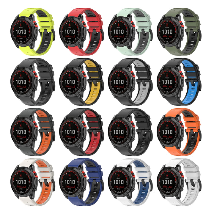 QuickFit Silicone Strap for Garmin Fenix, Epix & Enduro (22-26mm)