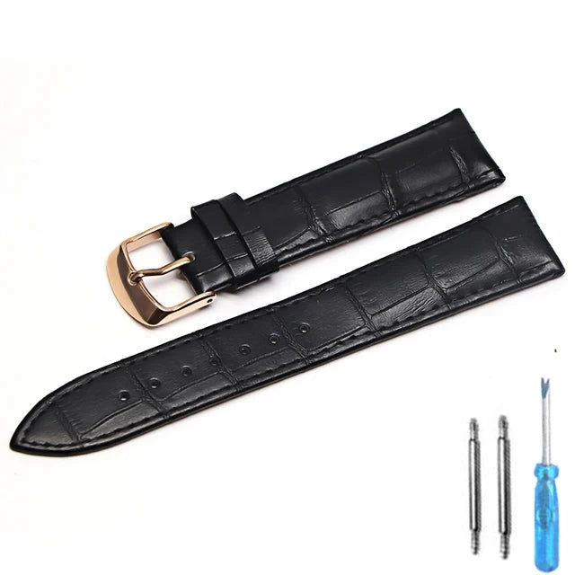 Watch Band Genuine Leather straps Watchbands 12mm 18mm 20mm 22mm watch accessories superior quality watch strap