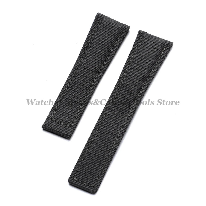 Canvas Nylon Strap (20–22mm) – Folding Buckle Sport