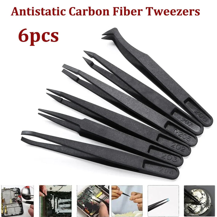 Carbon Fiber Watch Tweezers – Anti-Static Tool for Watch Repair