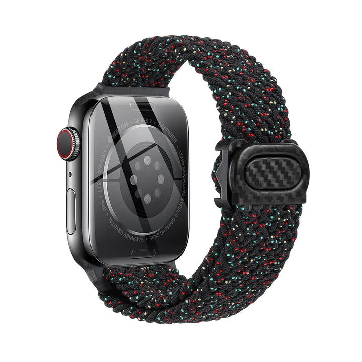 Strap For Apple watch band 44mm 42mm 40mm 45mm 46mm 41mm 49mm Braided Solo Correa Bracelet iWatch Series 9 8 10 7 6 5 4 se Ultra