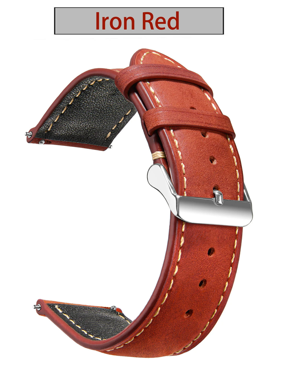 Wax Vintage Leather Watch Strap 14–24mm