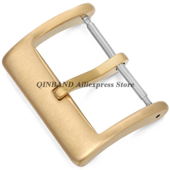 304L Stainless Steel Pin Watch Buckle 16–20mm (Matte/Polished,