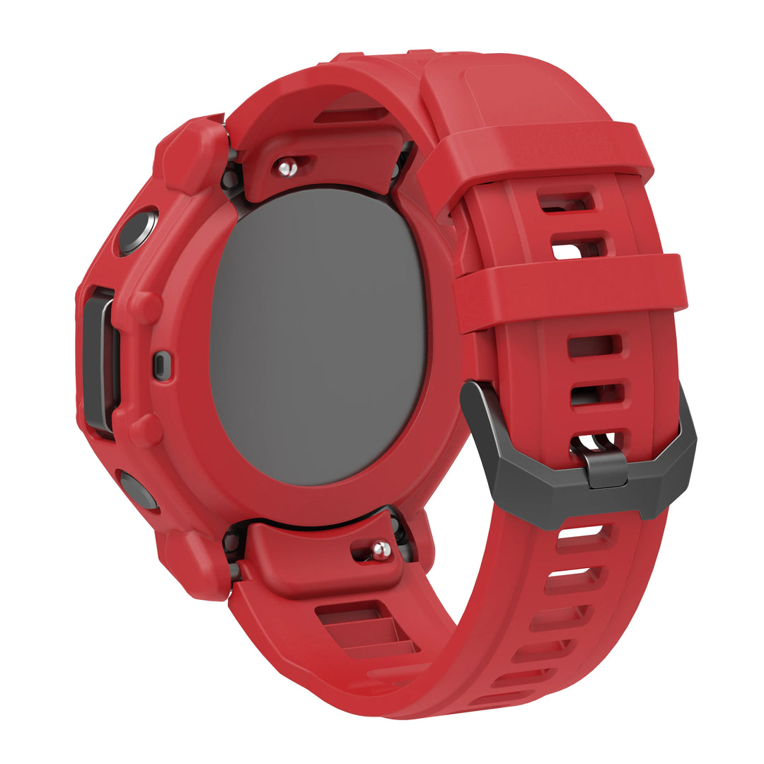 Silicone Strap & Protective Case for Amazfit T-Rex 3 Pro – 48mm Replacement Band