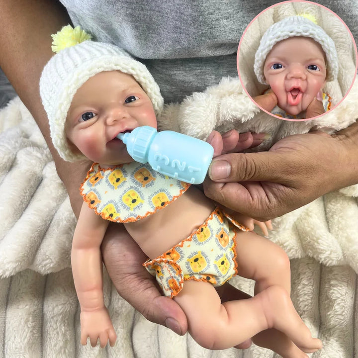 13″ Charlie Full Silicone Reborn Baby Doll – Washable Body (Boy or Girl)