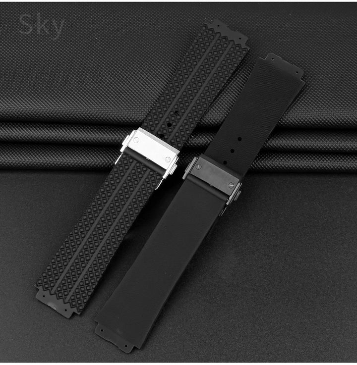 Waterproof Sports Silicone Watch Band 24x17 & 26x19mm (Men & Women)