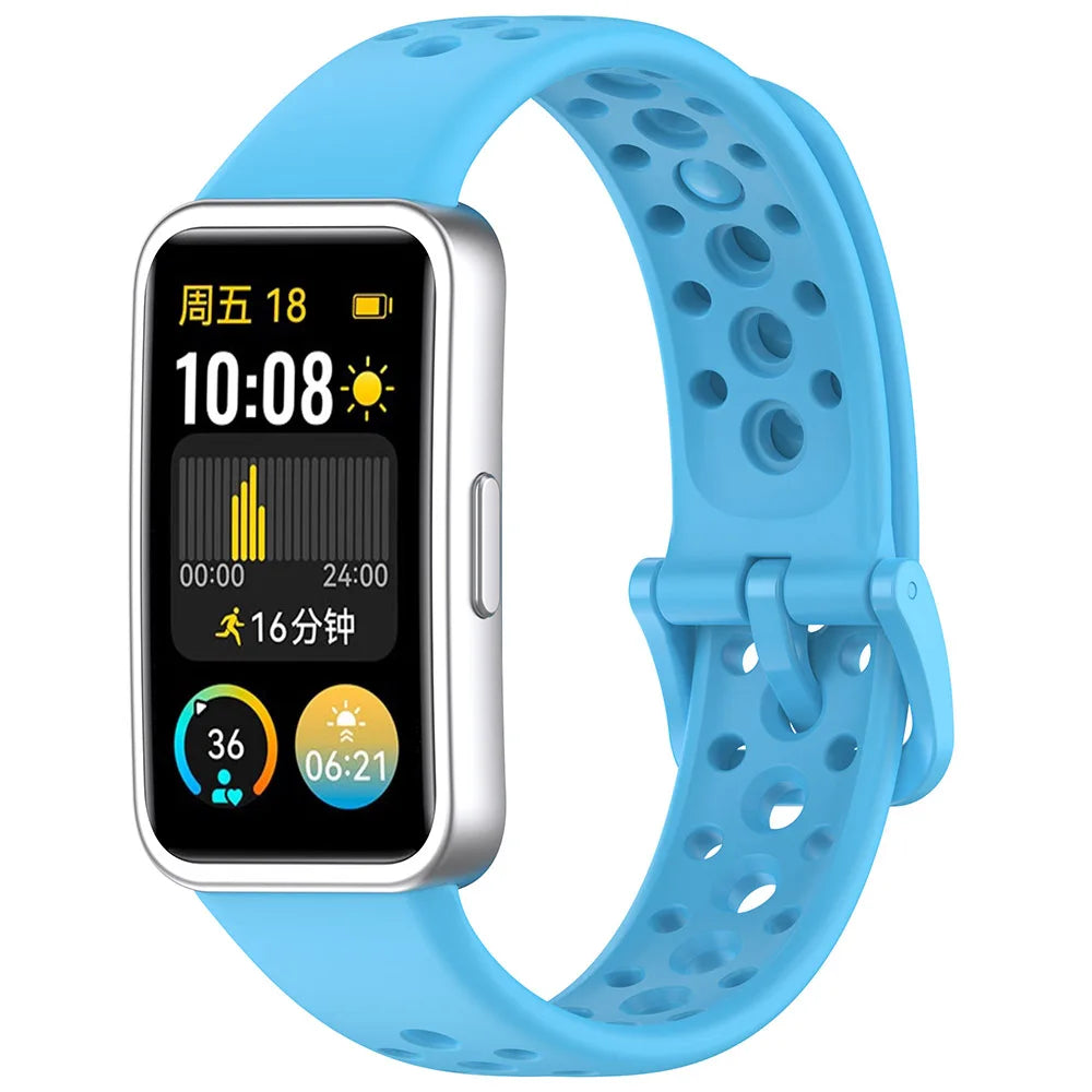 Sport Silicone Strap for Huawei Band 8-10 NFC