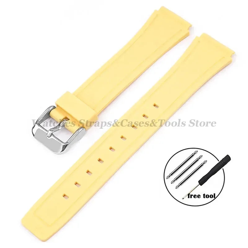 Strap for Casio F84/F91W 18mm Silicone Watchband for F105 F108 FA158 F168 AE1200 AE1300 Replacement Bracelet Men Women Thin Band