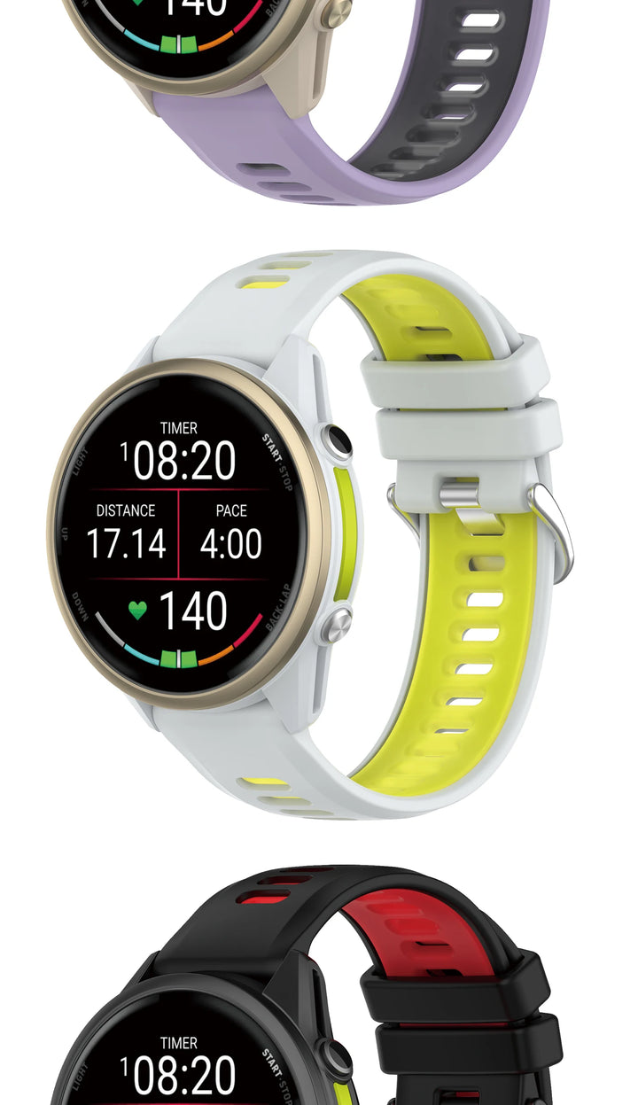 Sports Silicone Strap for Garmin Forerunner (22mm)
