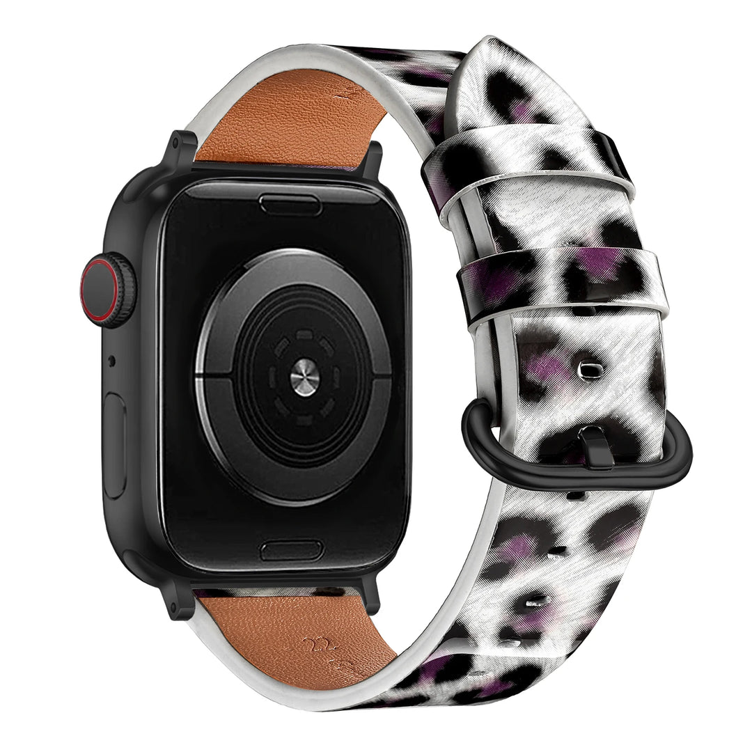 Leopard Print Apple Watch Band (38–49mm)