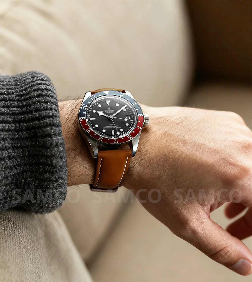 Top Grain Leather Watch Band 12–24mm (Quick Release)