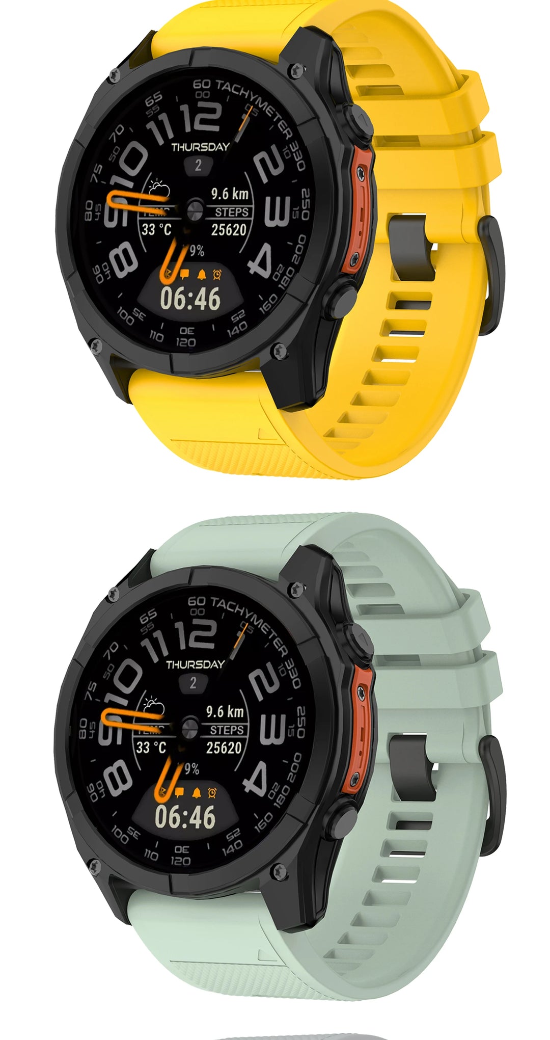QuickFit Silicone Strap for Garmin Fenix, Epix & Quatix (22-26mm)