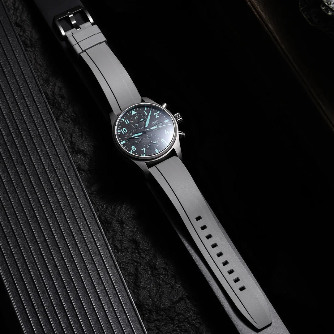 Natural Rubber Watch Band, Quick Release, 20mm 21mm 22mm 24mm, Accessories Watch Strap For LONGINES MIDO TISSOT