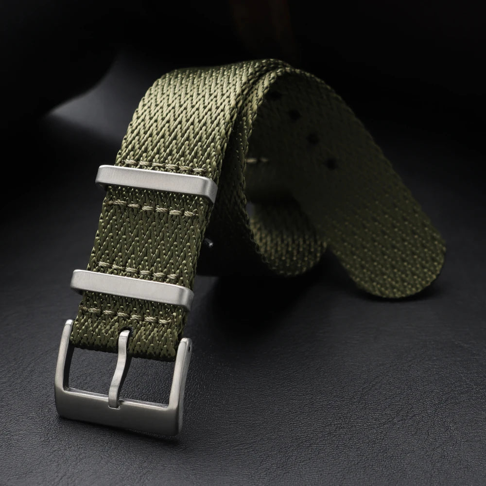 Nylon Military Watch Strap (18–22mm) – Unisex