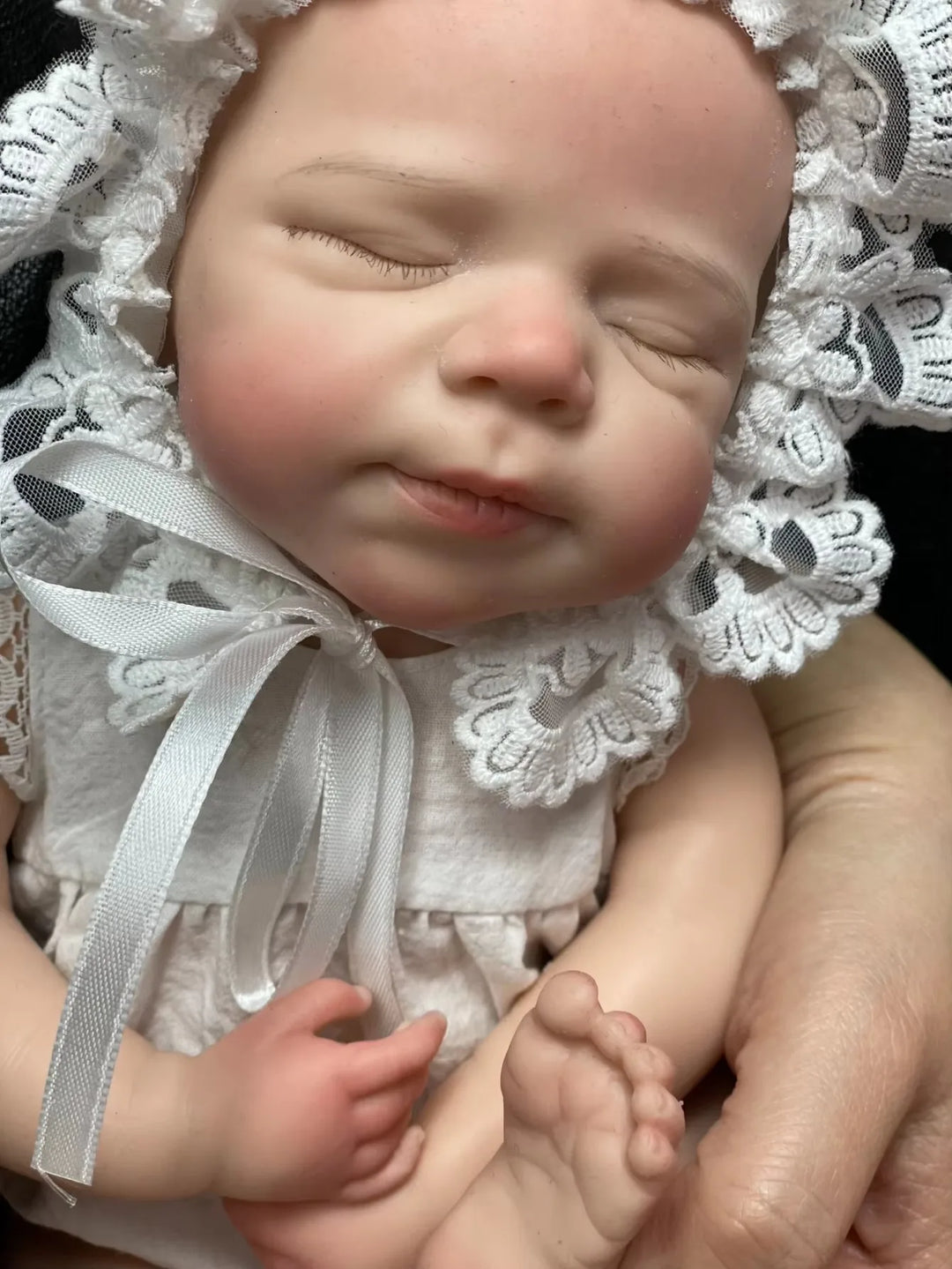 Pascale 13″ Open‑Mouth Silicone Reborn Baby Doll