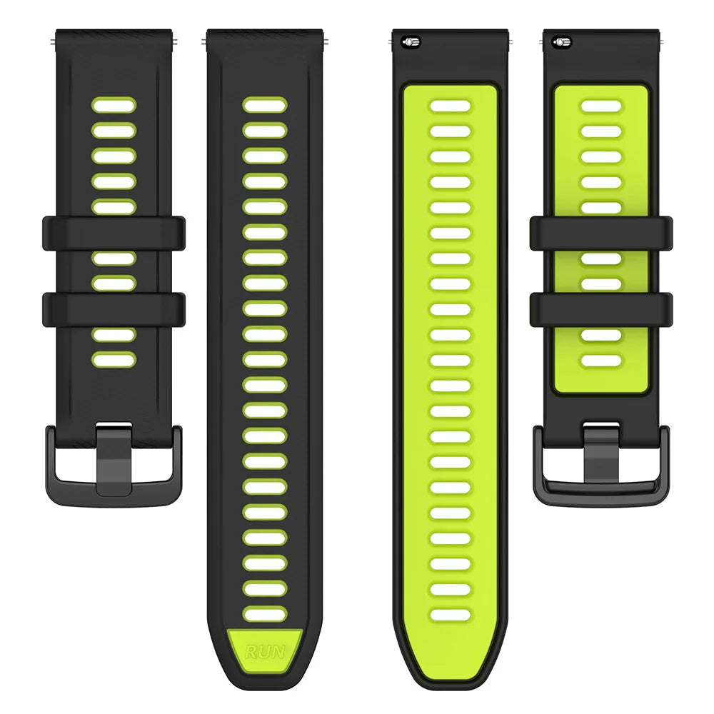 Silicone Strap for Garmin Forerunner 165/245/255/265 & Huawei Watch GT4/GT5 – 18/20/22mm