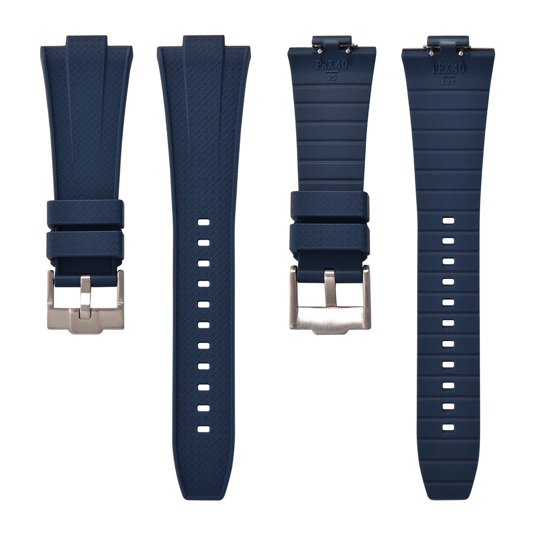 High Quality liquid Silicone Watch Strap 12mm Quick Release WatchBand For Tissot Super Player 40mm Convex Rubber Durable Belt