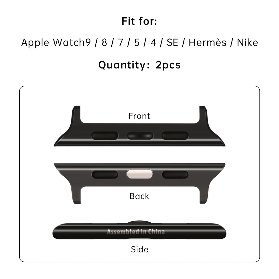 2pcs 316L Stainless Steel Adapter For Apple Watch Ultra3 49mm Series11 10 9 8 SE 45mm 44mm 46mm 42mm Apple Watch Band Connector