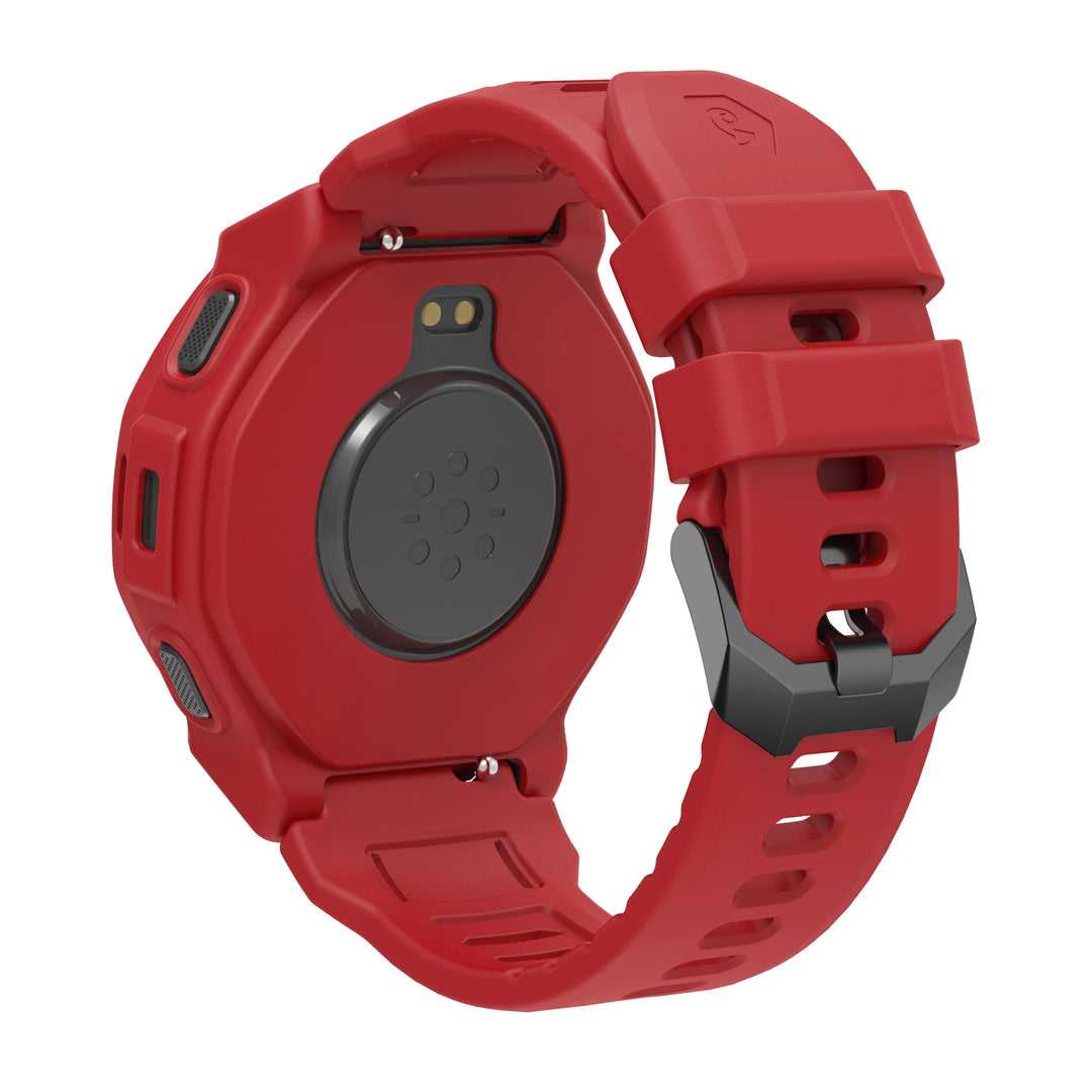 Silicone Strap with Protective Case for Amazfit T-Rex 3 Pro (44mm)