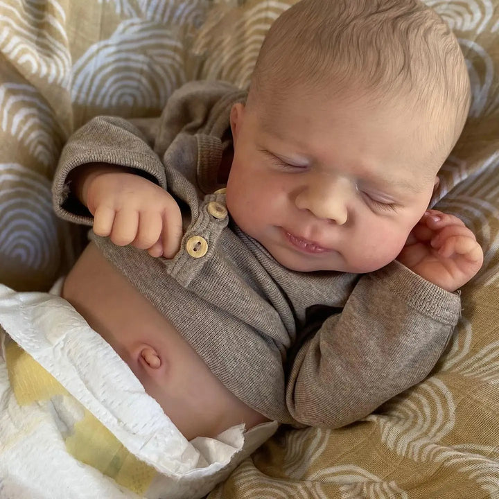 19″ Pascale Full‑Body Reborn Baby Doll – 3D Skin, Visible Veins & Soft Touch