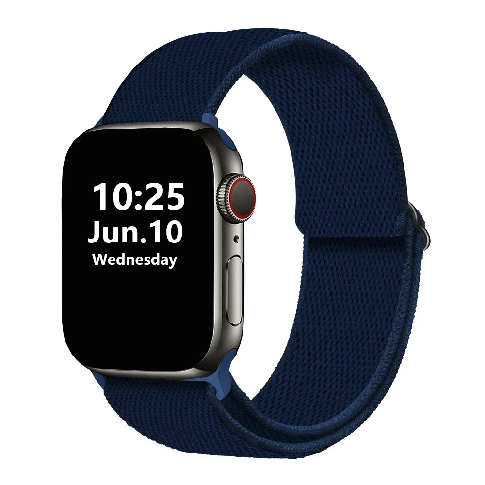 Stretchy Double-Layer Loop Apple Watch Band 38–45mm for Series 1–8