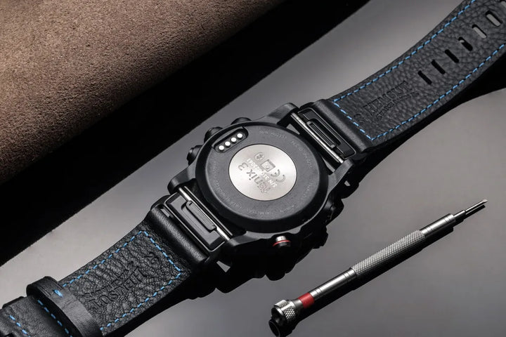 HEMSUT Leather Watch Band for Garmin Fenix, Forerunner & More