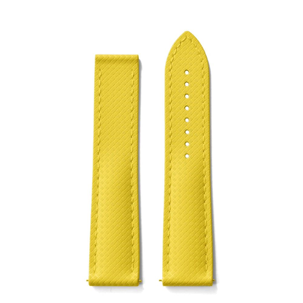 NATOBELT New Design FKM Rubber Watch Strap 20mm 22mm Folding Pin Buckle Quick Release For Omega X Swatch MoonSwatch Seiko