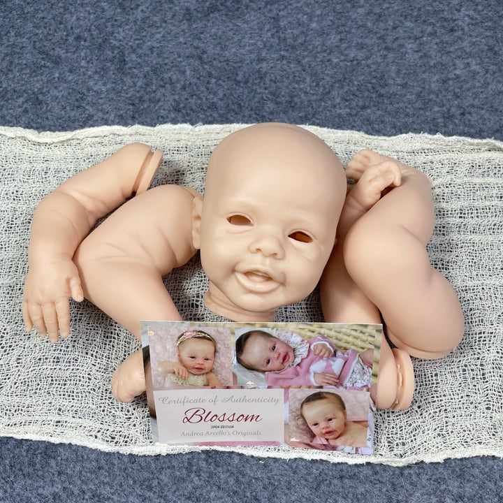17″ Blossom Reborn Baby Vinyl DIY Kit (Engraved Name + COA)