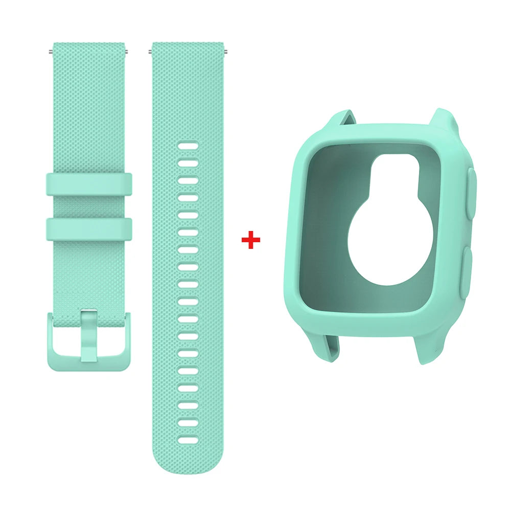 20mm Silicone Strap for Garmin Venu SQ/Venu 2 Plus & Amazfit Bip S/U