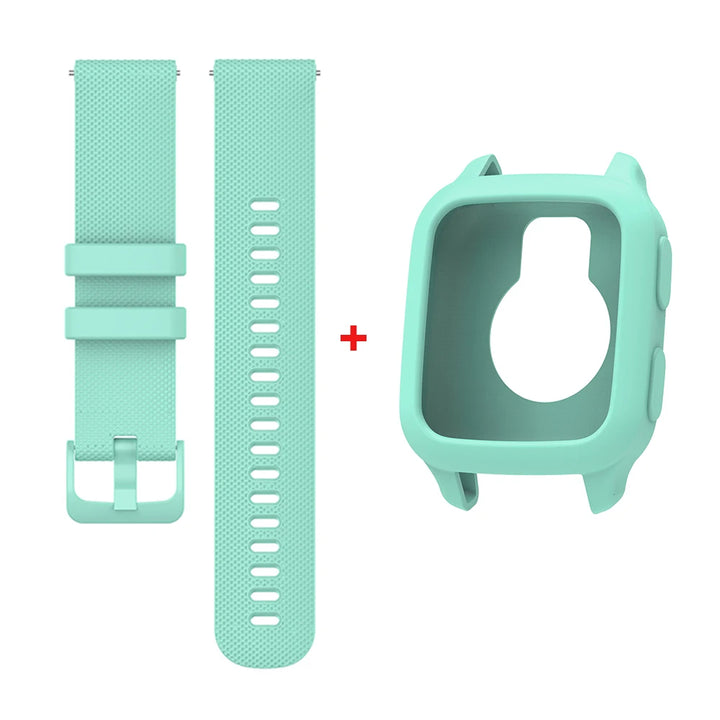20mm Silicone Strap for Garmin Venu SQ/Venu 2 Plus & Amazfit Bip S/U