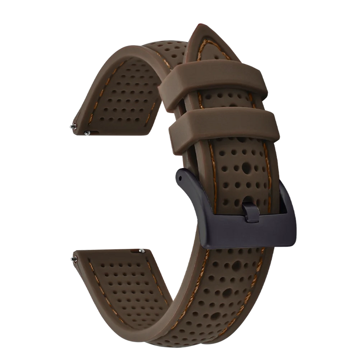 NATOBELT Soft Porous Rubber Watch Strap – Quick Release (18-22mm)