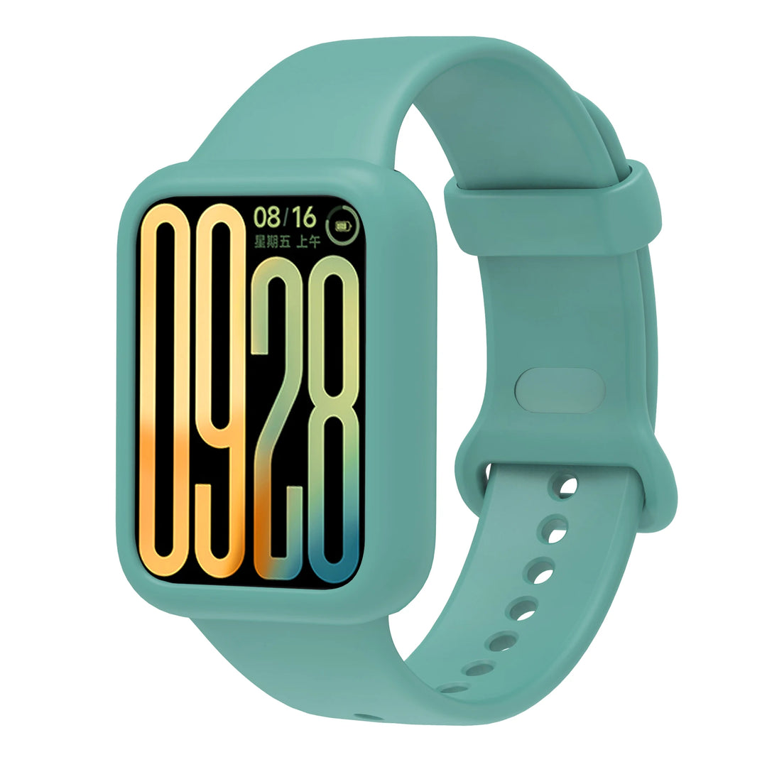 Silicone Strap with Protective Case for Xiaomi Mi Band 9 Pro