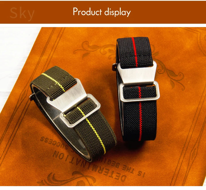 French Army Nylon Watch Band 18–22mm