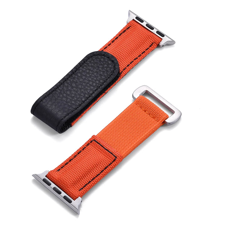 Braided Nylon Solo Loop For Apple Watch Band 45mm Ultra 2 49mm 38mm 44mm 40 41mm 42mm Leather Bracelet Series 10 9 8 7 5 se Belt