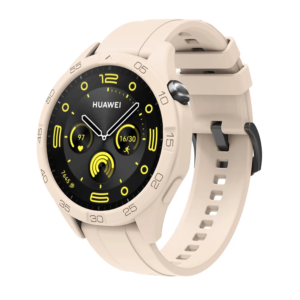 Silicone Strap & Protective Case for Huawei Watch GT4/GT5/GT6 – 46mm