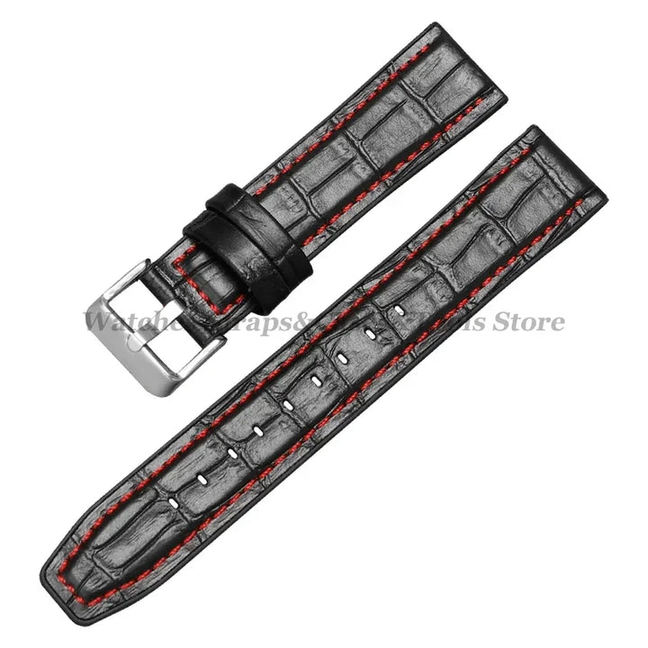 Silicone & Leather Watch Strap for Huawei & Samsung – 18–46mm