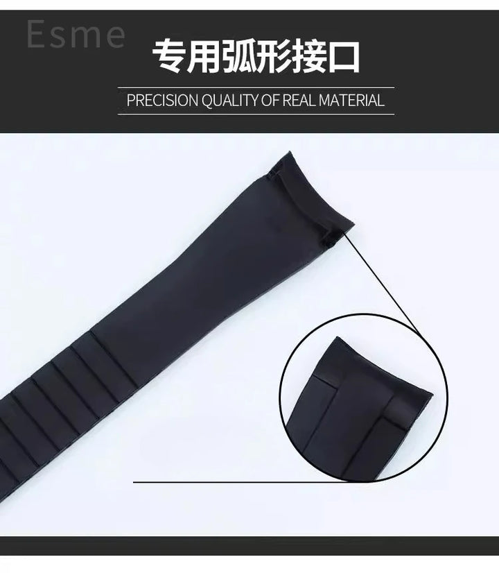 Silicone Watch Strap 20–21mm for Rolex Submariner & Daytona