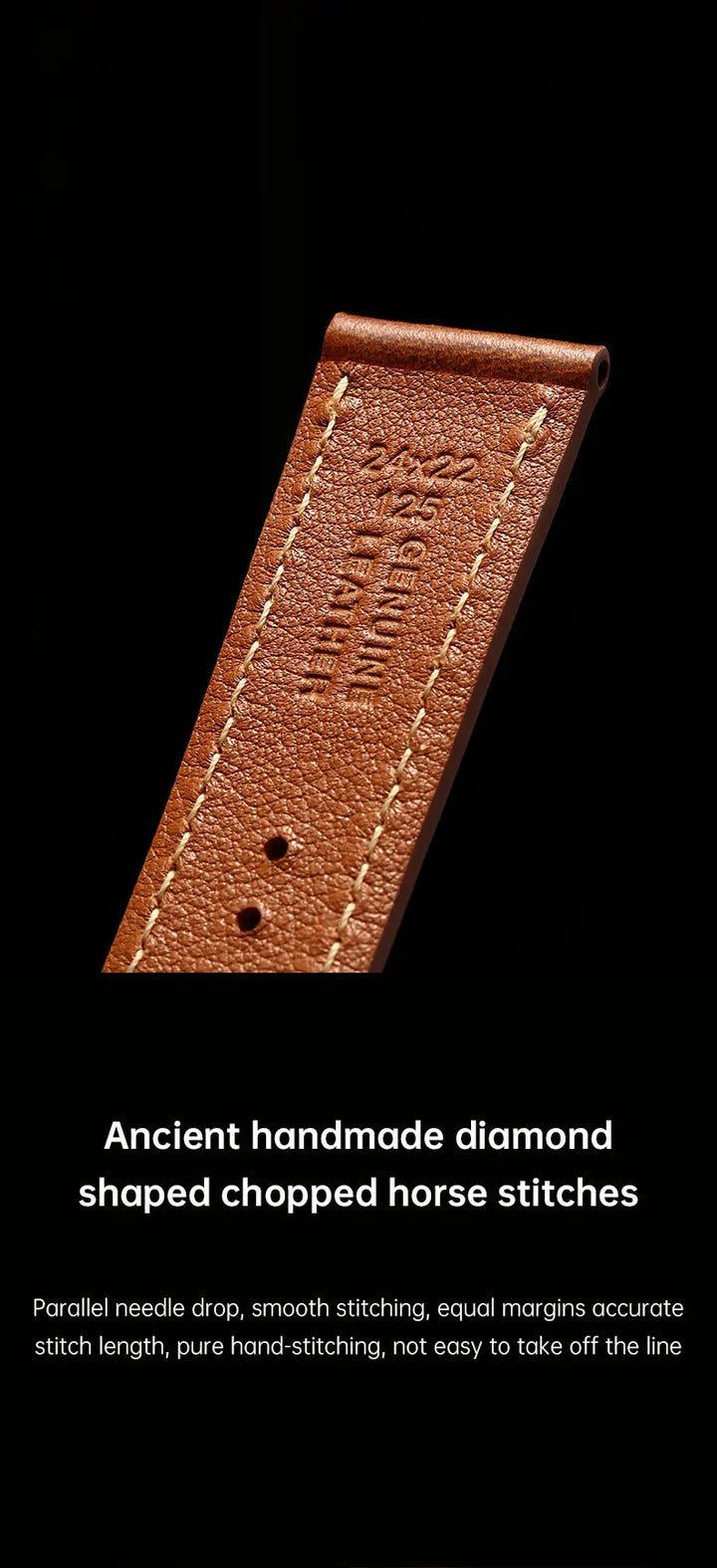 Apple Watch Luxury Cow Leather Strap For Ultra 2 49mm Band Series 9 8 7 6 5 SE 45mm 44mm 41mm 40mm Handmade Watchbands