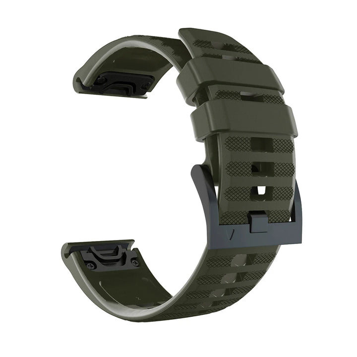 Quick-Fit Silicone Watch Strap – 22–26mm for Garmin Fenix & Epix