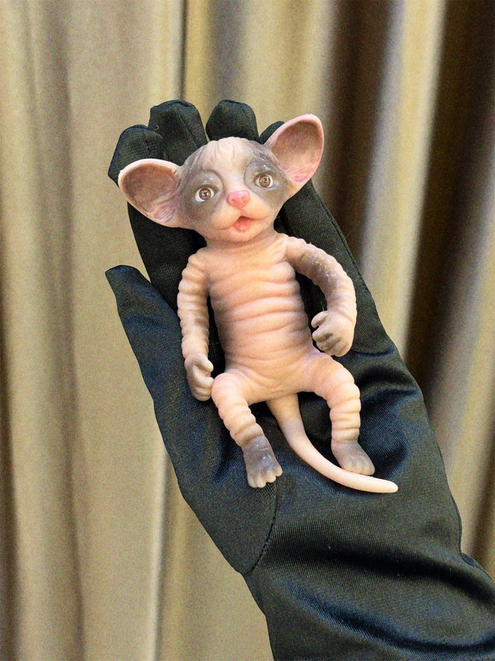 10–11 cm Mini Silicone Tiger Reborn Doll