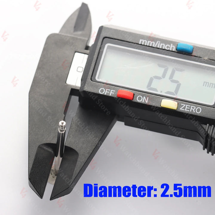 20pcs Watch Band Spring Pins 16–24mm (1.5–2.5mm Stainless Steel)